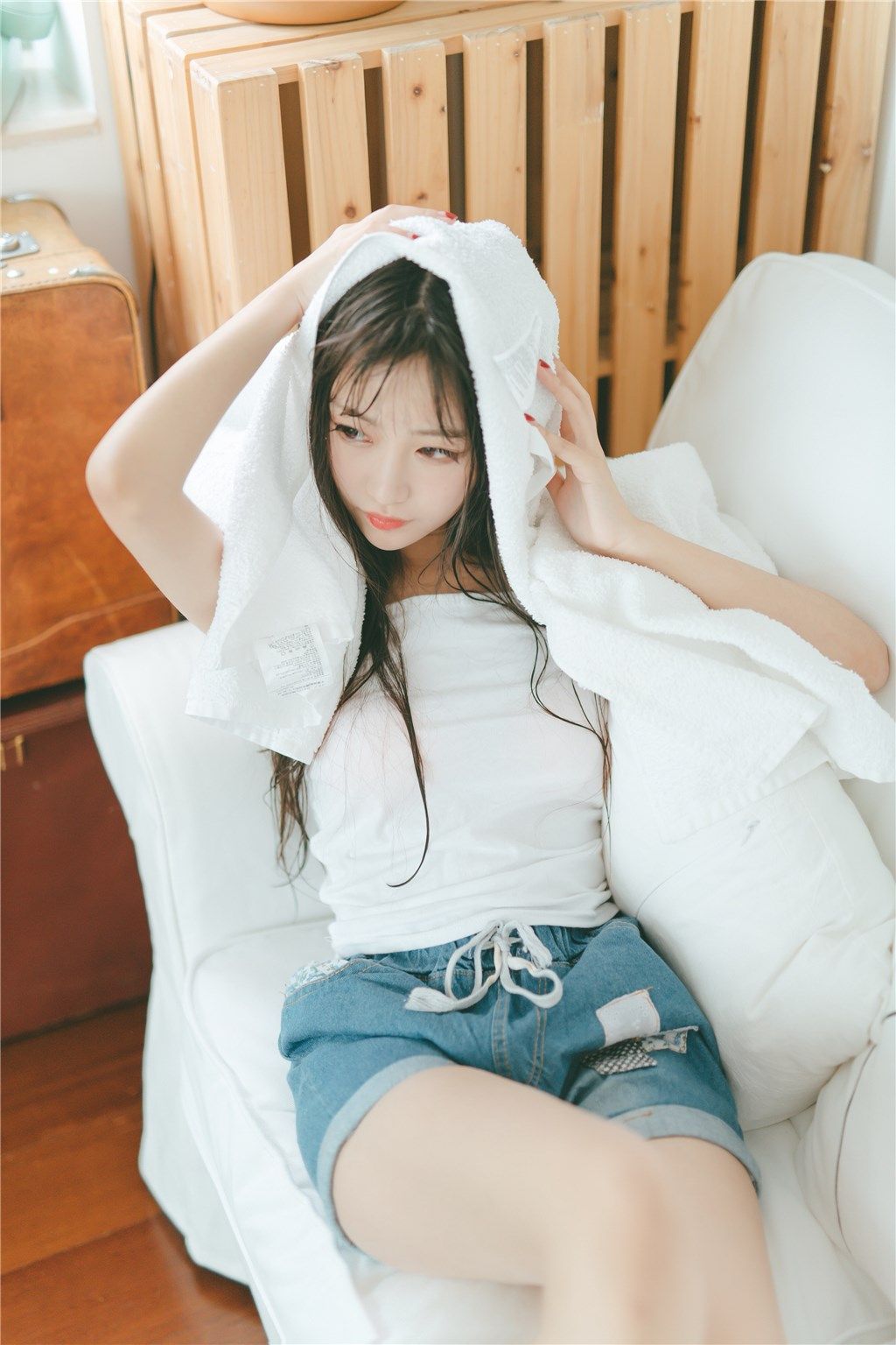 图库-兔玩映画 Cute girl after shower - (35P)